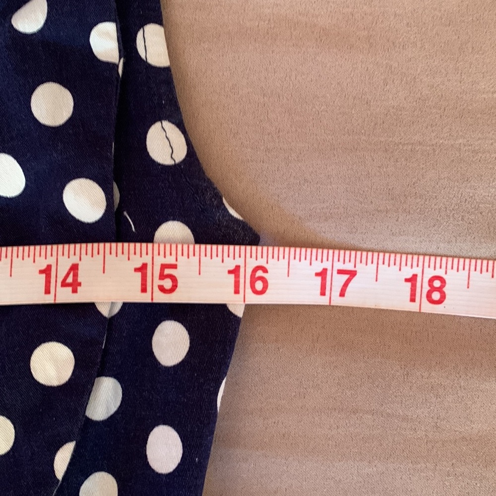 MIXINNI.Blue polka dot 50s 60s Vintage Retro Swing Rockabilly. M. - Picture 8 of 9